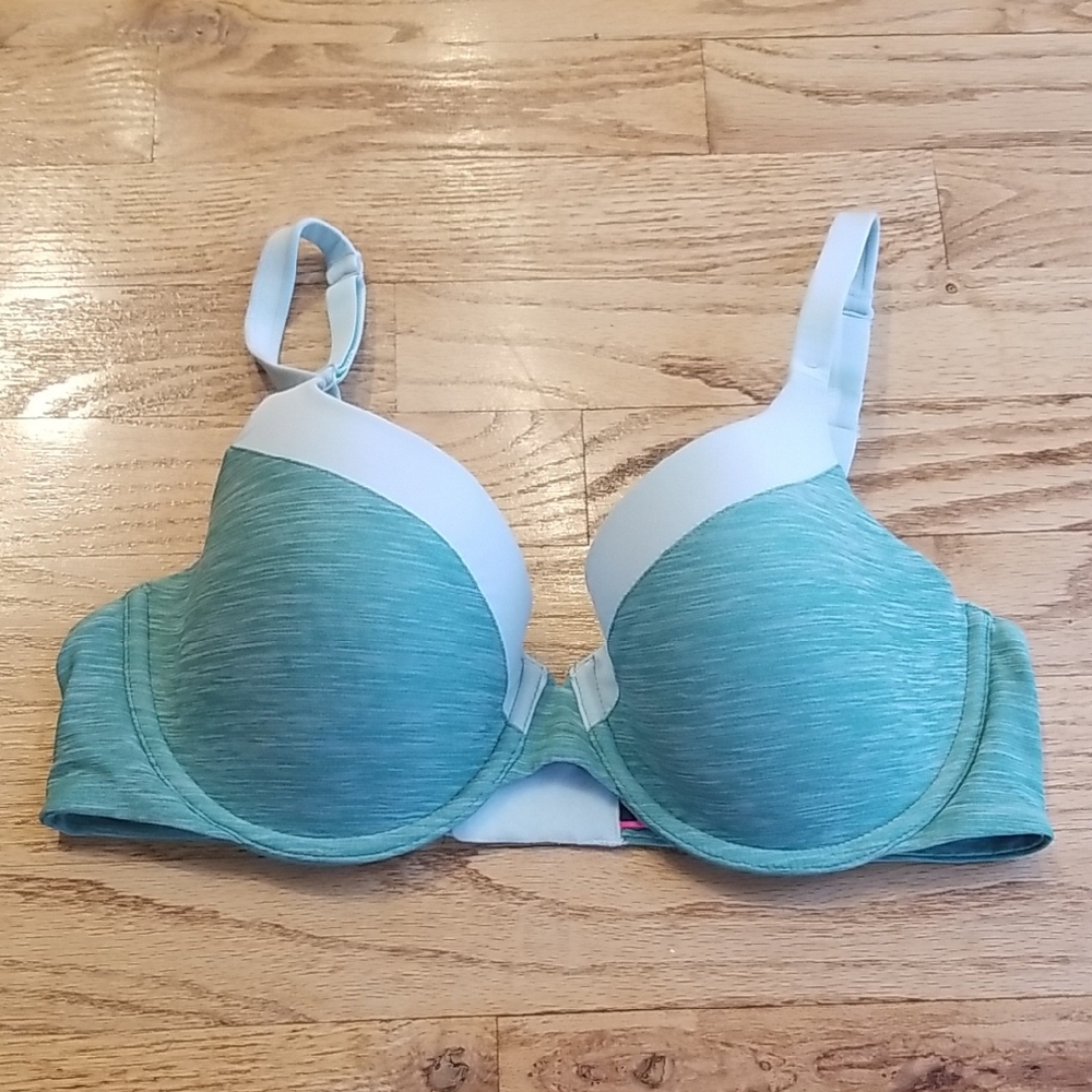 (36C) La SENZA Heathered Padded Underwire Support Bra Comfort Intimates Pastel